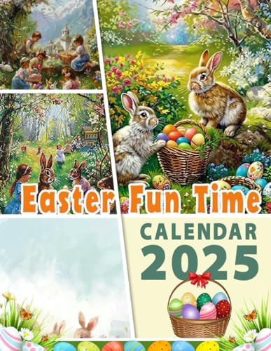 Douglas, Simeon Easter Fun Time Calendar 2025, Great Gift For Birthday