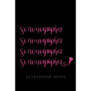 Montano, Teresa Pink cursive Sonographer / Ultrasound Tech Notebook