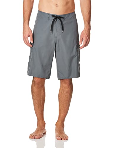 Quiksilver Manic-Bañador con Bolsillo Cargo, 55,9 cm de Largo Ajustados para Hombre, Puerta de Hierro, 34