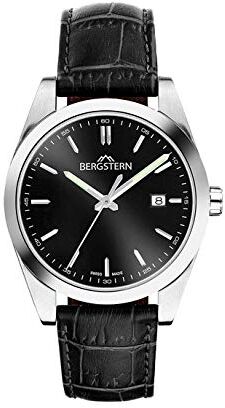 Bergstern Reloj Analog-Digital para Mens de Automatic con Correa en Cloth S0332279