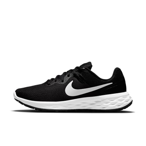 Nike Revolution 6, Zapatillas de Gimnasia Hombre, Black White Iron Grey 728, 43 EU