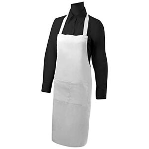 Misemiya Apron 8603 Delantal de Chef, Blanco (Blanco 2), One Size (Tamaño del Fabricante: 60Mm90Mm) para Mujer