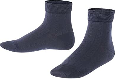 Falke Romantic Net K SO algodón unicolor 1 par, Calcetines Unisex niños, Azul (Marine 6120), 31/34 EU