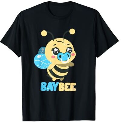 Funny Insect and Newborn Puns Juego de palabras Bee Baby - Baybee Camiseta