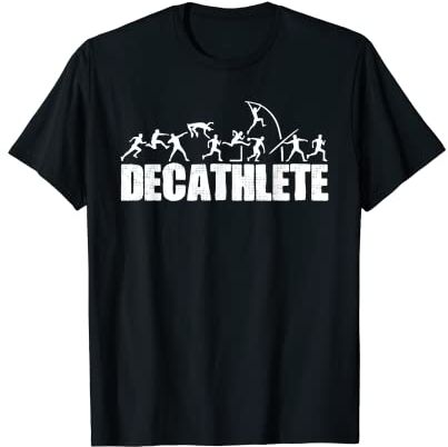 Decathlon Athlete Sports Deportista Deportista Decathlete Camiseta