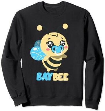 Funny Insect and Newborn Puns Juego de palabras Bee Baby - Baybee Sudadera