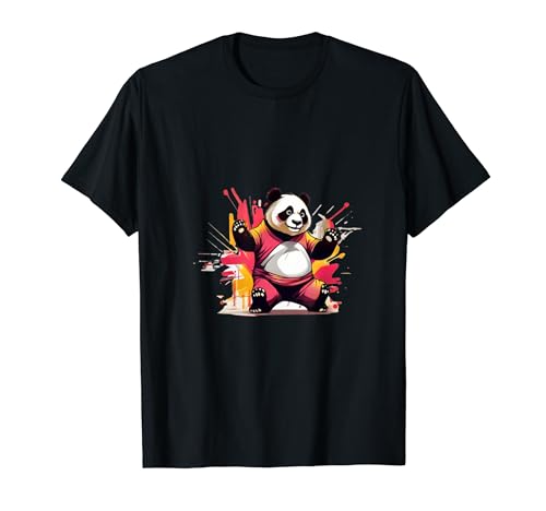 Dancing Dabbing Panda Toy Animal Salto rana Pantalones Camiseta