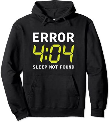 Informático Programador Informática Nerd Programador Error 404 Informático Codificación Nerd Sudadera con Capucha