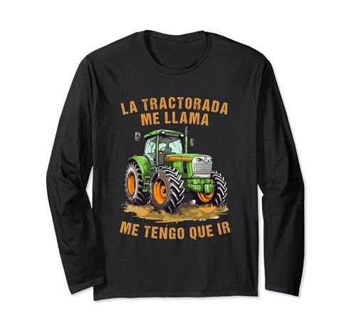 Tractorada España en marcha Campo y Moda Tractorista Agricultor Regalo Granjero. Trabajador Campo Manga Larga