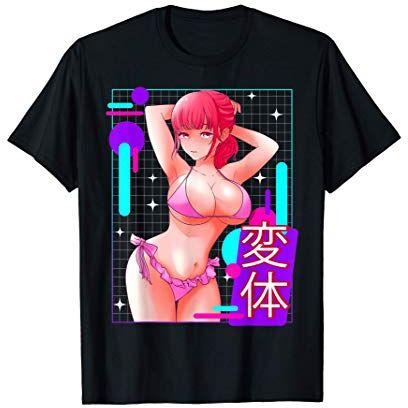 Must Love Hentai Lewd Anime Girl   Hentai Ahegao Waifu   Otaku Gift Camiseta