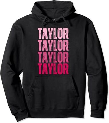 Nombre personalizado Taylor I Love Taylor Sudadera con Capucha