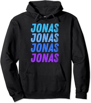 Nombre personalizado de Jonas I Love Jonas Sudadera con Capucha