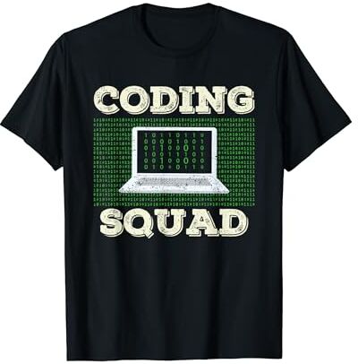 Software Informático Programación Desarrollador Escuadrón De Codificación Codificador Código Programador Camiseta