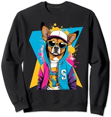 Canine Couture Street Threads Hip Dog en tonos Urban Pup Streetwear Sudadera