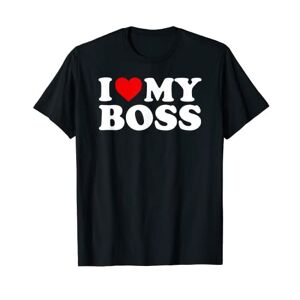 Boss I Love My Boss - Camiseta con corazón Camiseta