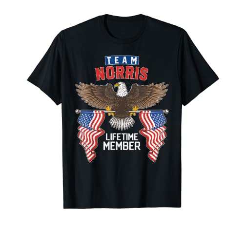 Last Name Family Gift USA US - 4th of July Fourth Miembro vitalicio de Team Norris Camiseta