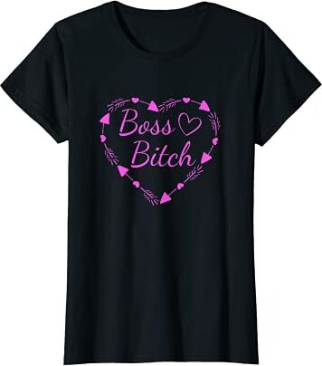 Must Love Adult Humor Mujer Boss Bitch   Divertido y lindo corazón sarcástico regalo humor adulto Camiseta