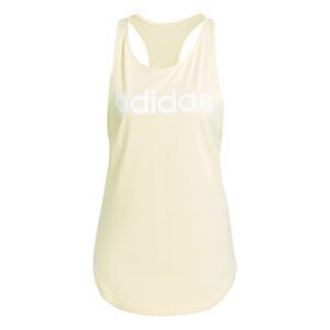 Adidas W Lin TK Vest, Almost Yellow/White, L Women's