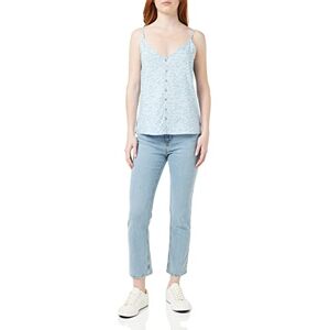 Only Onlastrid Singlet Wvn Noos Top, Chambray Blue/AOP:Lone Flower, 34 para Mujer