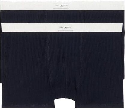 Tommy Hilfiger Niño Pack de 2 Bóxers Trunks Ropa Interior, Azul (Desert Sky/ Desert Sky), 8-10 Años