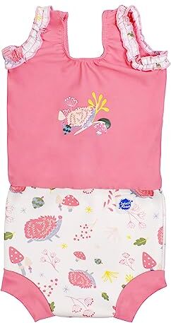 Splash About Happy Nappy Costume Traje de baño de una Pieza, Forest Walk, 6-14 Meses Baby Girls