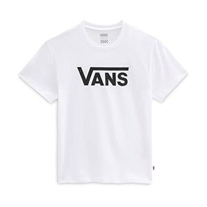 Vans Flying V Crew Girls Camiseta, Blanco, 7-8 Años para Niña