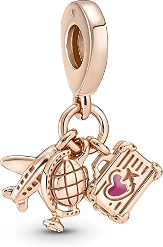 Pandora Charm Colgante Triple Avión, Globo y Maleta 789435C01