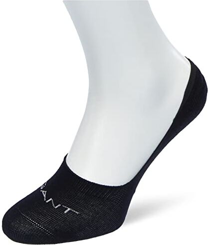 Gant Invisible Socks 2-Pack Calcetines, Black, 36/38 para Mujer