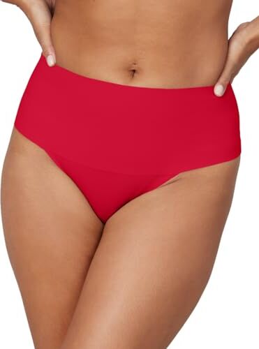 SPANX Tanga Undie-tectable, Mujer, Rouge (Red Pop), S