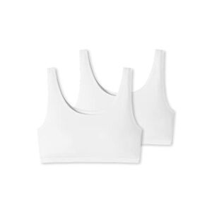 Uncover by Schiesser 2pack Bustier Ropa Interior, Weiss, XXL para Mujer