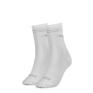 Puma Women's Socks (2 Pack) Calcetines, blanco, 35-38 para Mujer