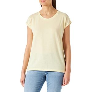 Esprit Everyday Cotton NW Ocs Sslv-Camiseta de Manga Corta Pijama, Amarillo Pastel 2, 38 para Mujer