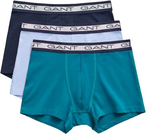 Gant Core Trunk 3-Pack Bóxer, Ocean Turquosie, XXXL para Hombre