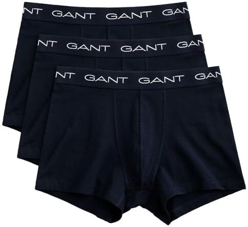 Gant Trunk 3-Pack, Bóxer Hombre, Marine,