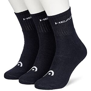 Head Short Sock, Azul (Navy), 43-46 (Pack de 3) Unisex Adulto