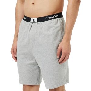 Calvin Klein Hombre Pantalón de Pijama Corto, Gris (Grey Heather), XL