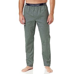 Calvin Klein Hombre Pantalón de Pijama Largo, Multicolor (Offset Stripe_Night Sky), XL