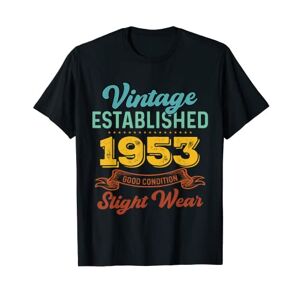 Vintage Established 1953 Good Condition Slight Wea Vintage Established 1953 Good Condition - Png Camiseta
