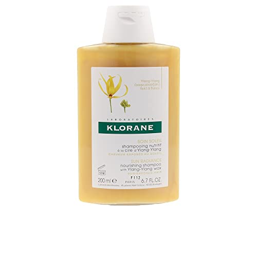Klorane Champú con Cera de Ylang Ylang para Cabello Expuesto al Sol - 200 ml