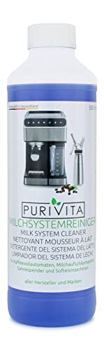 Purivita - Limpiador del sistema de leche para cafeteras y cafeteras automáticas - 500 ml