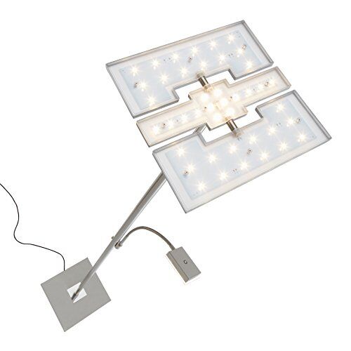 Briloner Leuchten - Lámpara de pie LED para el salón, regulable, con foco al techo, con luz para leer