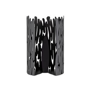 Alessi - Barkroll BM04 - Porta Rollos de Cocina de Diseño en Acero Inoxidable 18/10 con Resina Epoxi, Negro