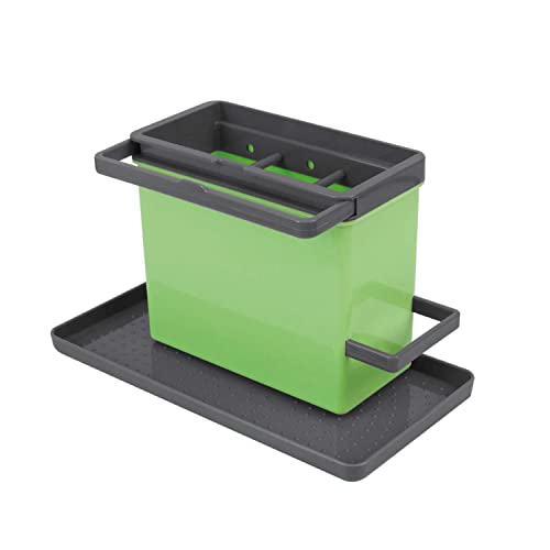 Metaltex Tidy-Tex - Organizador Modular de Limpieza de Cocina, Verde