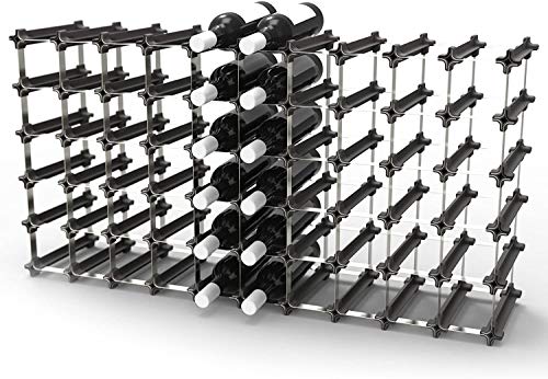 NOOK Weinregal 50er Large Kit - modulares Regalsystem für Weinflaschen - praktisches Flaschenregal flexibel erweiterbar zur optimalen Lagerung Von Flaschen