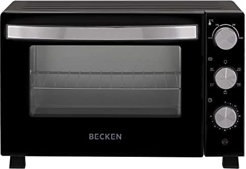 Becken Horno Eléctrico de Sobremesa, Capacidad 46L, 1800W, Temporizador 60 Min, Negro