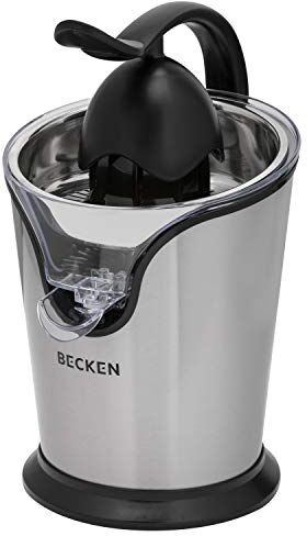 Becken Exprimidor Elétrico de Brazo, 100W, 250ml, Sistema Antigoteo, Negro Inox