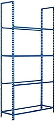 Simon Rack SimonRack Estantería para Neumáticos, Soporte Neumáticos, 4 Niveles, Alta Capacidad Carga 90 kg, 2000x1200x300 mm, Estantería para 16 neumáticos, Azul - Simonauto