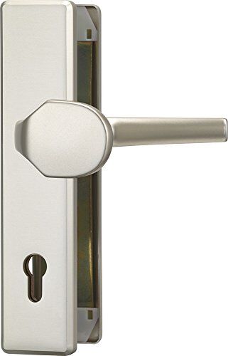 ABUS Lámpara de seguridad para puerta HLT612 F2 24907, níquel plateado