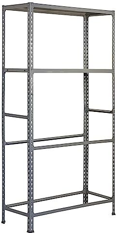 Simon Rack SimonRack Estantería para Neumáticos, Soporte Neumáticos, 4 Niveles, Alta Capacidad Carga 180 kg, 2000x1200x400 mm, Estantería para 10 neumáticos, Gris - Simonauto