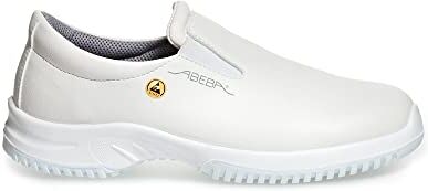 Abeba 36740-47 Uni6 calzado mocassin ESD, talla 47, color blanco